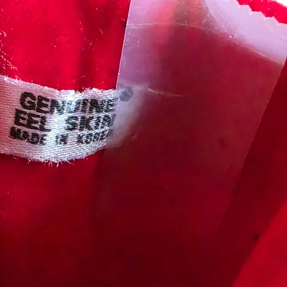 Collection of Red Eel Purse Accessories - Picture 4 of 16